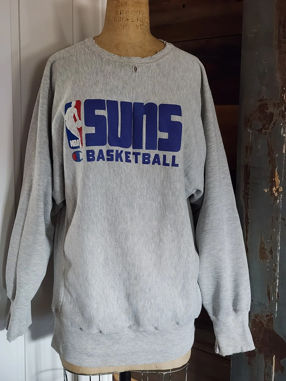 Vintage 90's Phoenix Suns  Basketball Reverse Weave Crewneck Champion Sweatshirt